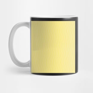 Lemon Yellow Waves Mug